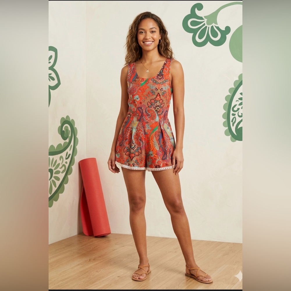 Paisley Print Jumpsuit